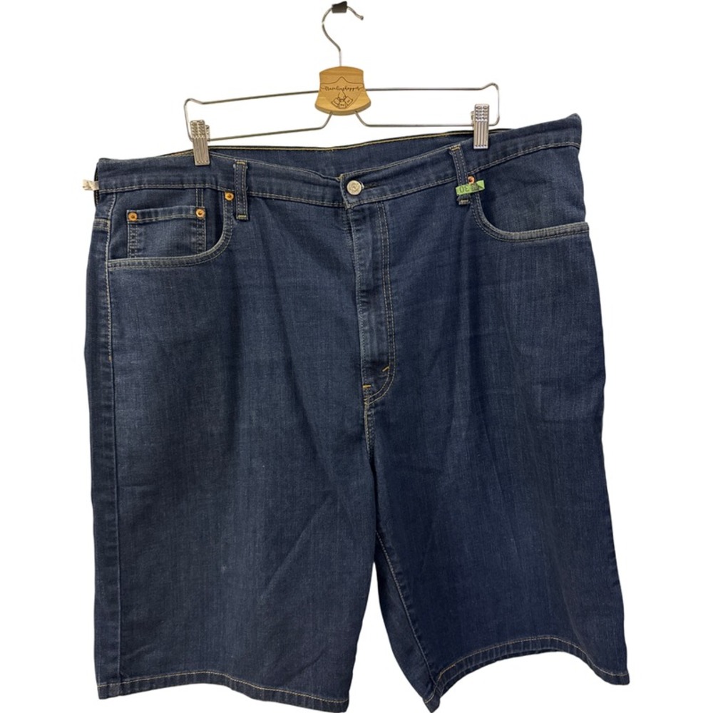 Levi's 569 Denim Shorts‎ Men's Size 44 Dark Wash Casual Lined Pockets